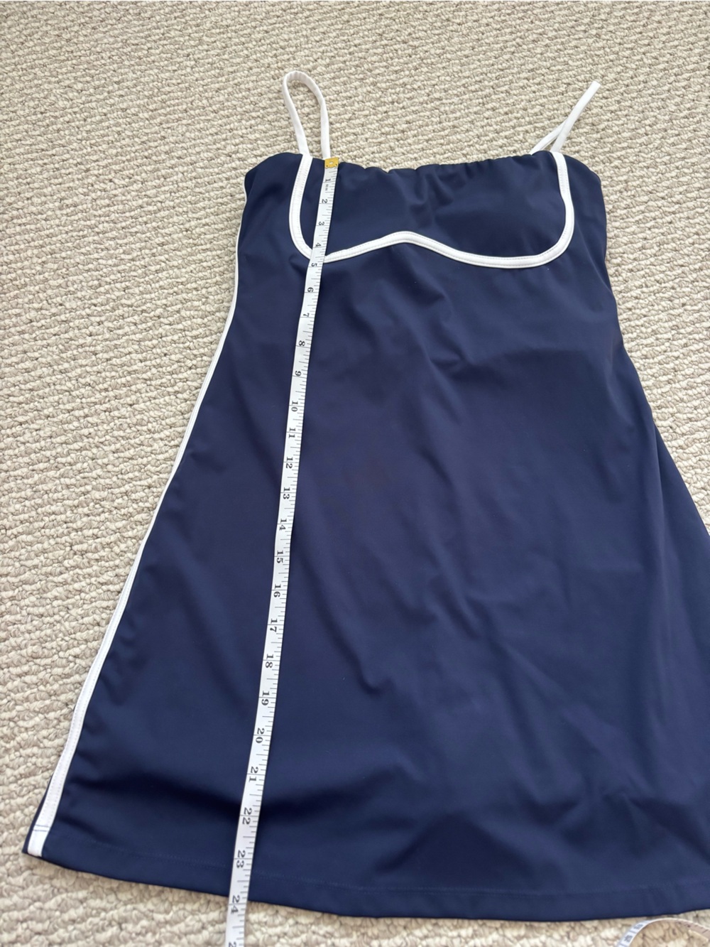 Move With You Womens Size Small Athletic Tennis Dress Built-in Bra Navy Blue - Picture 11 of 11